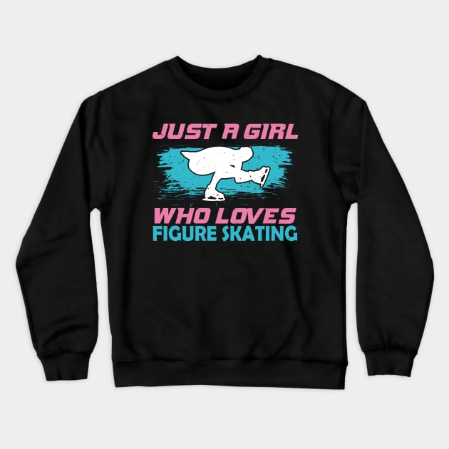 Figure Skating Ice Dancing Girl Gift Crewneck Sweatshirt by Dolde08